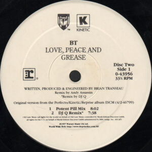 BT – Love, Peace And Grease