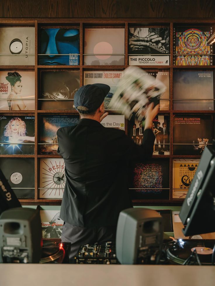 Vinyl listening lifestyle and audio setup