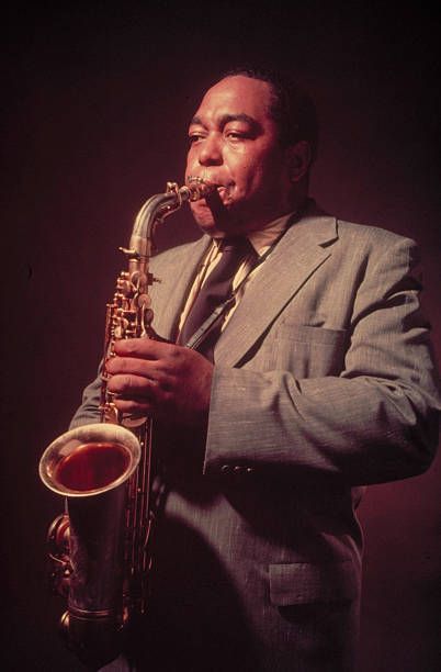 Charlie Parker performing live with saxophone